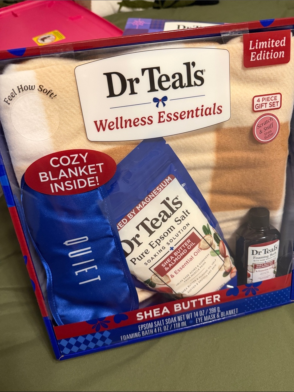 Wellness Essentials Shea Butter Bath & Body Gift Set - Cream